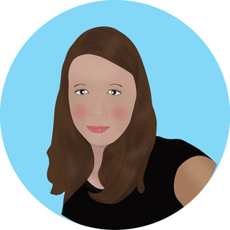 avatar de Noémie Bertin fait grâce à Adobe Photoshop